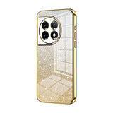 OnePlus 11 Case Shockproof Glitter Electroplated - Gold