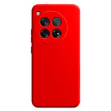 OnePlus 12 Case Shockproof Protective Liquid Silicone - Red