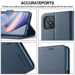 OPPO A72 5G, A73 5G, A53 5G Case PU Leather Flip Wallet - Blue