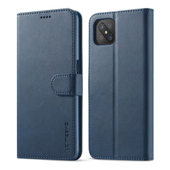 OPPO A72 5G, A73 5G, A53 5G Case PU Leather Flip Wallet - Blue