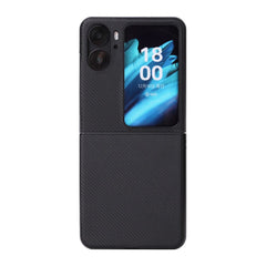 OPPO Find N2 Flip Case Carbon Fiber Texture Protective - Black