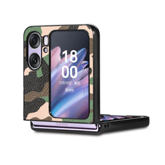 OPPO Find N2 Flip Case Slim and Protective - Camouflage Green