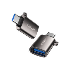 USB-C / Type-C Male to USB Female JOYROOM OTG Adapter 2A - Black