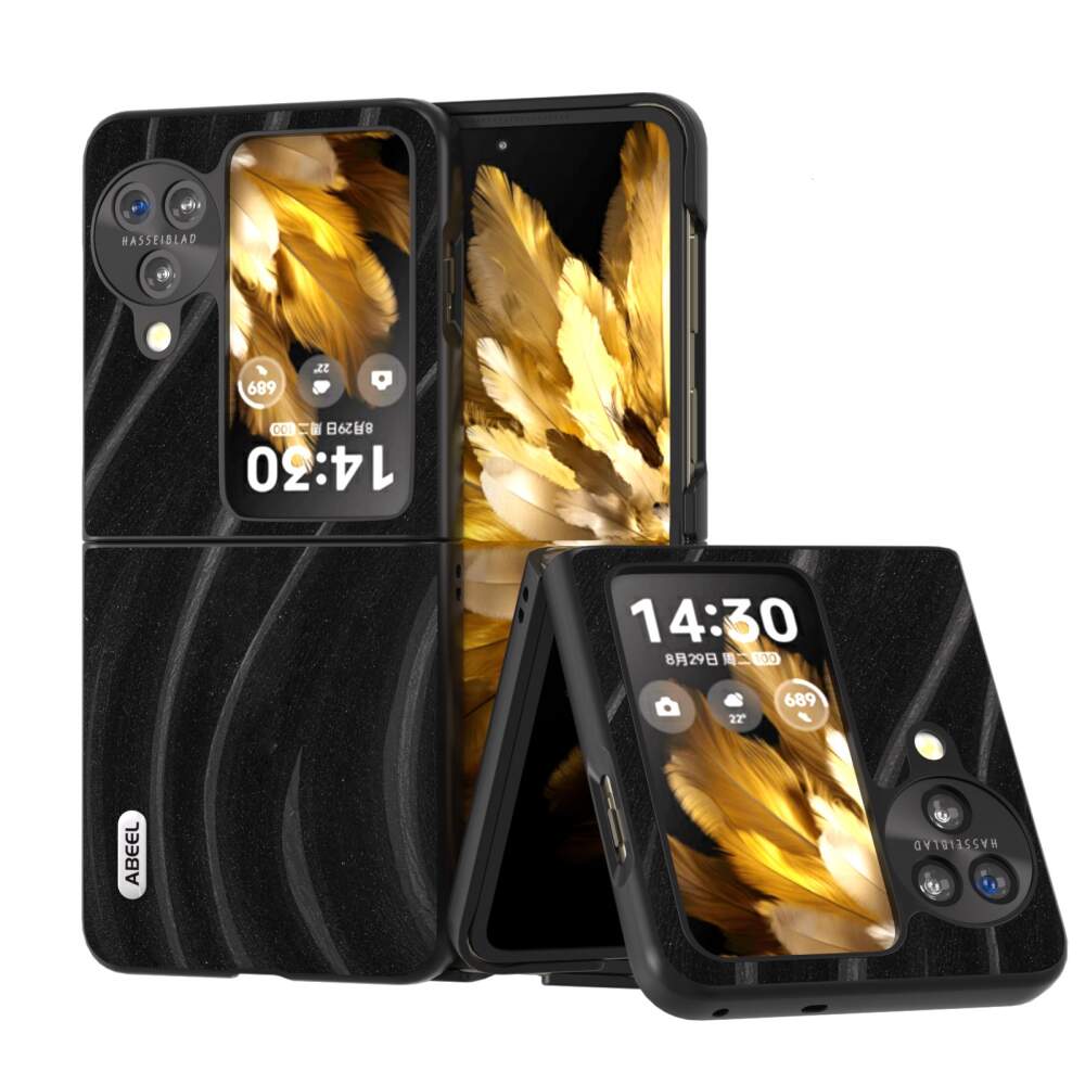 OPPO Find N3 Flip Case ABEEL Galactic Pattern Protective - Black