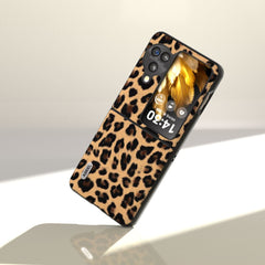 OPPO Find N3 Flip Case Protective ABEEL Black Edge Leopard