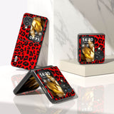 OPPO Find N3 Flip Case Protective Edge Leopard - Red Leopard