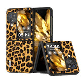 OPPO Find N3 Flip Case Shockproof ABEEL Black Edge Leopard