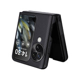 OPPO Find N3 Flip Case With PU Leather and PC - Black