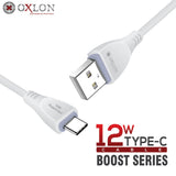 USB C Fast Charging Data Cable 12W 1M - White