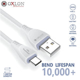 USB C Fast Charging Data Cable 12W 1M - White