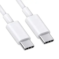 USB C to C Cable Fast Charging Data Cable 25W 1M - White