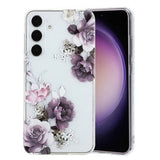 Samsung Galaxy A35 Case Peony Painting Pattern - White