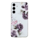 Samsung Galaxy A35 Case Peony Painting Pattern - White