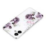 Samsung Galaxy A05 Case Peony Painting Pattern - White