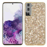 Samsung Galaxy S24 Case Protective Glitter TPU - Gold