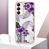 Samsung Galaxy A05s Case Protective IMD - Purple Flower