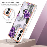 Samsung Galaxy A05s Case Protective IMD - Purple Flower