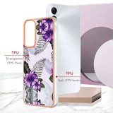 Samsung Galaxy A05s Case Protective IMD - Purple Flower