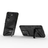 VIVO V27 / V27 Pro Case TPU and PC Invisible Holder - Black