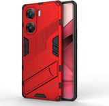 Vivo V29e Case Protective Invisible Holder TPU and PC - Red