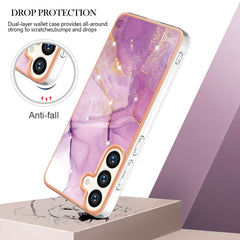 Samsung Galaxy S24 Plus 5G Case Protective Marble - Purple