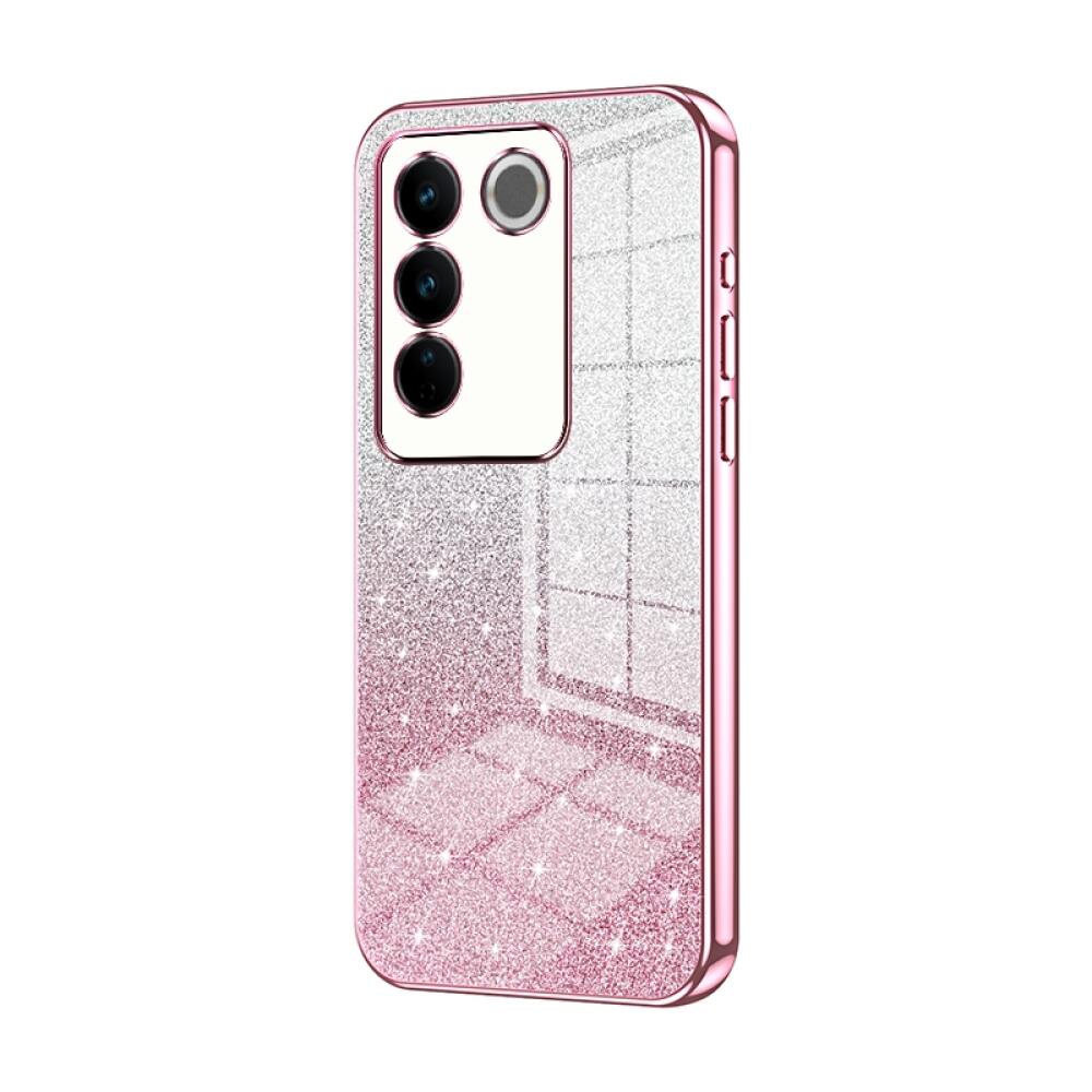 Vivo V27 Pro Case Protective Shockproof Glitter - Pink