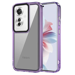 Oppo F25 PRO 5G Case Protective Shockproof - Transparent Purple