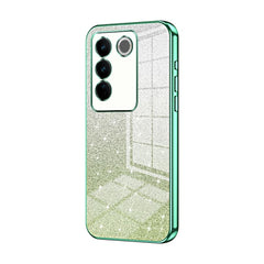 Vivo V27 Case Protective Shockproof TPU Glitter - Green