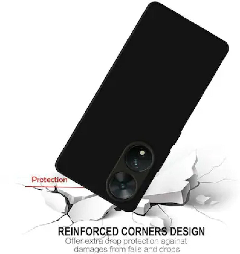 Oppo Reno8 T 5G Case Shocproof Protective TPU - Black