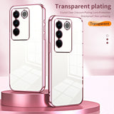 Vivo V27 Pro Case Protective Transparent TPU - Pink