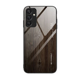 Samsung Galaxy A25 5G Case Protective Wood Grain - Black