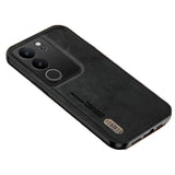 Vivo V29 / V29 Pro Case PU Leather and TPU - Deep Black