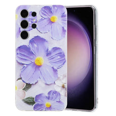 Samsung Galaxy S23 Ultra 5G Case Flowers Pattern - Purple