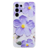 Samsung Galaxy S23 Ultra 5G Case Flowers Pattern - Purple