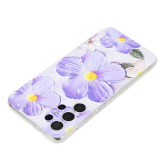 Samsung Galaxy S23 Ultra 5G Case Flowers Pattern - Purple