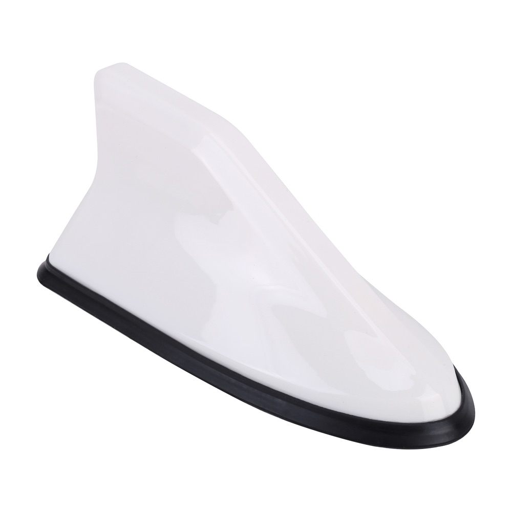 Car Radio Antenna Aerial Universal Shark Fin - White