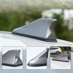 Car Radio Antenna Aerial Universal Shark Fin - White