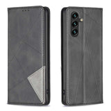 Samsung Galaxy A05s Case Rhombus Texture PU - Black