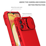 Samsung Galaxy A04 Case With Stereoscopic Holder - Red