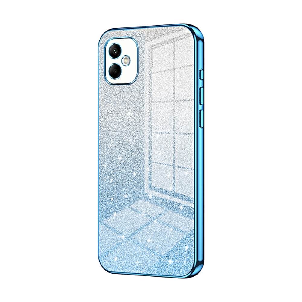 Samsung Galaxy A05 Case Glitter Powder Shockproof - Blue