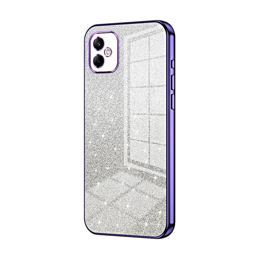 Samsung Galaxy A05 Case Glitter Powder Shockproof - Purple