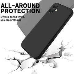 Samsung Galaxy A05 Case Made With Liquid Silicone Shockproof - Black