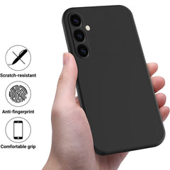 Samsung Galaxy A05s Case Made With Liquid Silicone Shockproof - Black