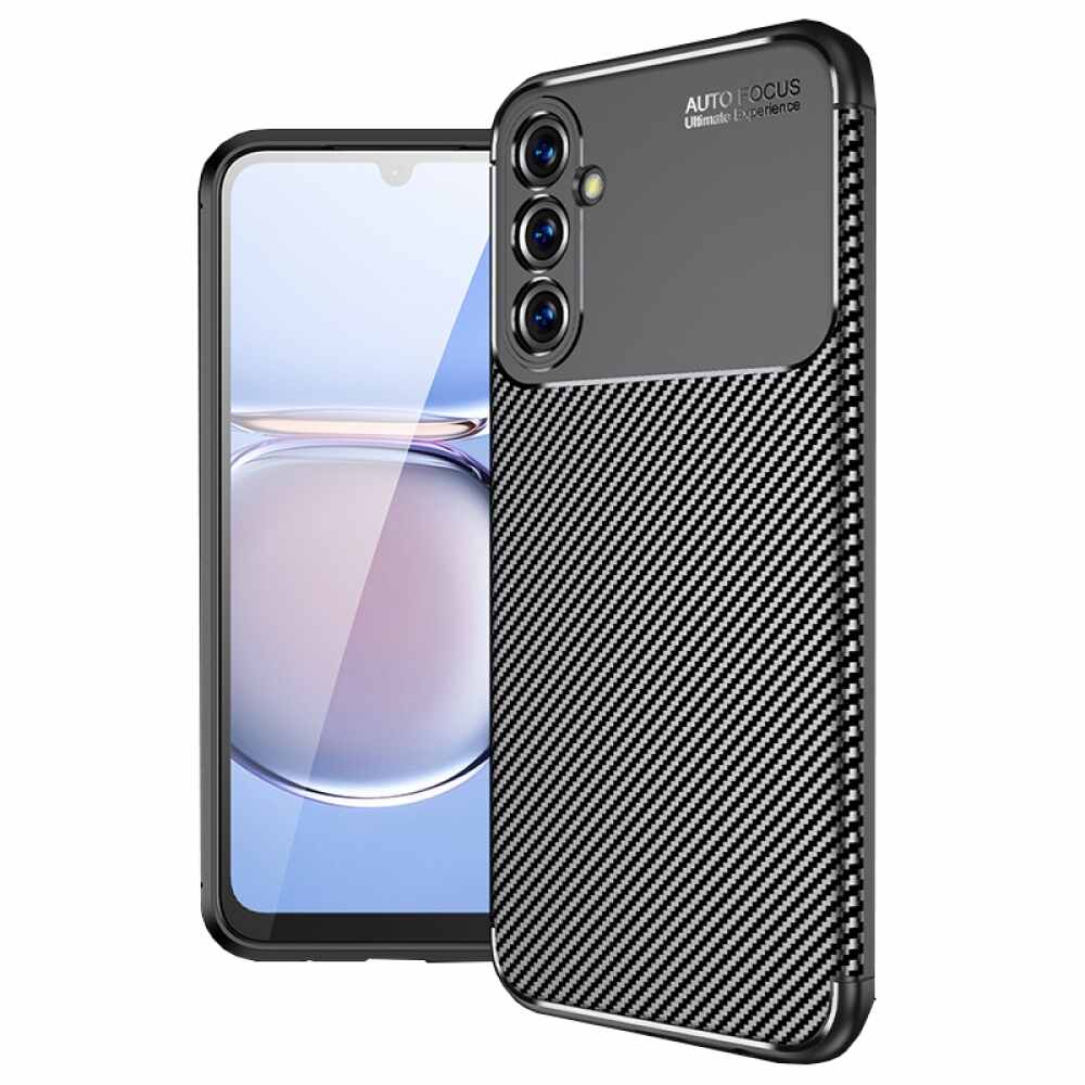 Samsung Galaxy A05s Case With Carbon Fiber Texture TPU - Black