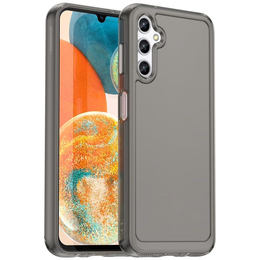 Samsung Galaxy A14 5G Case Candy Series Shockproof Transparent Grey