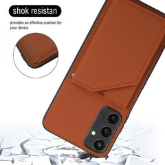 Samsung Galaxy A15 5G Case Skin Feel PU Leather - Brown