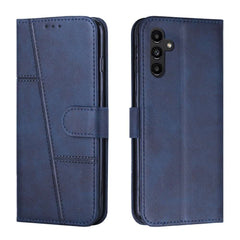 Samsung Galaxy A15 5G Case Stitching Calf Texture - Blue