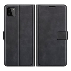 Samsung Galaxy A22 5G Case Secure Flip Wallet 3 Cards Slots - Black