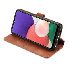 Samsung Galaxy A22 5G Case With PU Leather + TPU - Brown