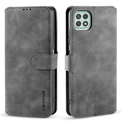 Samsung Galaxy A22 5G Case With PU Leather + TPU - Grey